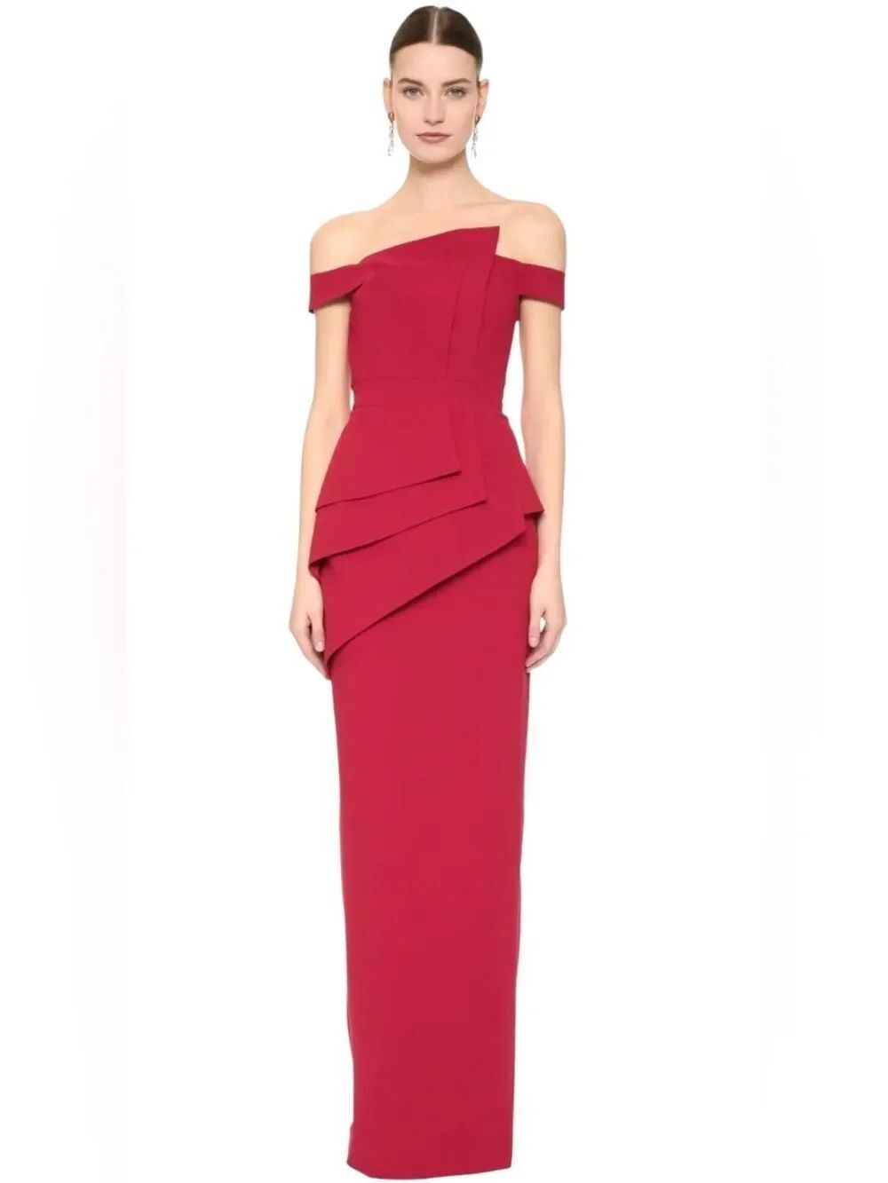 BLACK HALO Eve La Reina Red Gown Size 6